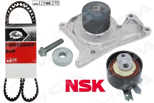 TRIGER KAYIS SETI MERCEDES OM607 W176 W246 C117 W415 X156 . CLIO IV 12 SYMBOL III 13 FLUENCE 09 MEGANE IV 15 SANDERO II 12 DUSTER 10 QASHQAI II 13 PULSAR 14 JUKE 10 K9K 1.5 dCi EURO 5 DEVIRDAIMLI