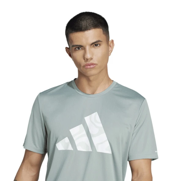 Adidas JD2334 Run It Bl M Erkek Spor Tişört - 5