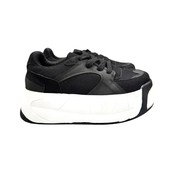 Aybaak 5007 Yüksek Dolgu Topuk Kadın Ayakkabı Sneaker - 5