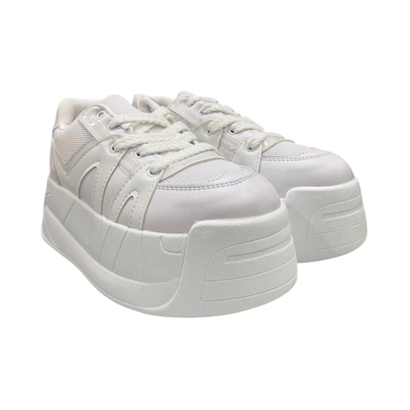 Aybaak 5007 Yüksek Dolgu Topuk Kadın Ayakkabı Sneaker
