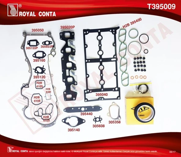 MOTOR TAKIM CONTA SKT KEÇELİ/SUB.LASTİKLİ/SKC SİZ DOBLO-PALIO-ALBEA-CORSA 1.3 MJTD