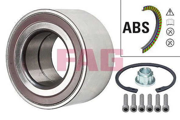 ÖN-ARKA TEKER RULMANI 51x96x50 VW TOUAREG-Q7-RANGEROVER III-PORSCHE CAYENNE ABS Lİ
