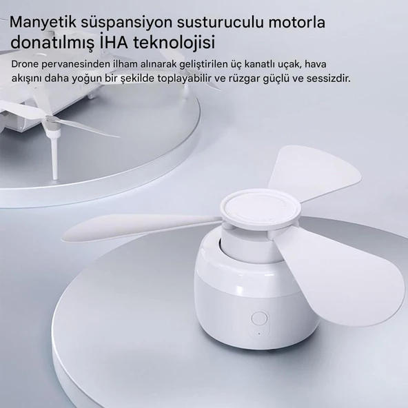 BATUR Kamp Tavan Fanı, USB Tavan Fanı, Açık havada sessiz soğutma F13 - 3
