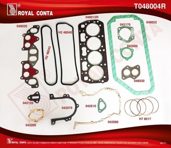 MOTOR TAKIM CONTA KARTER-KLİNGRİT SKC 2.0mm FAVORIT-FELICIA-FORMAN