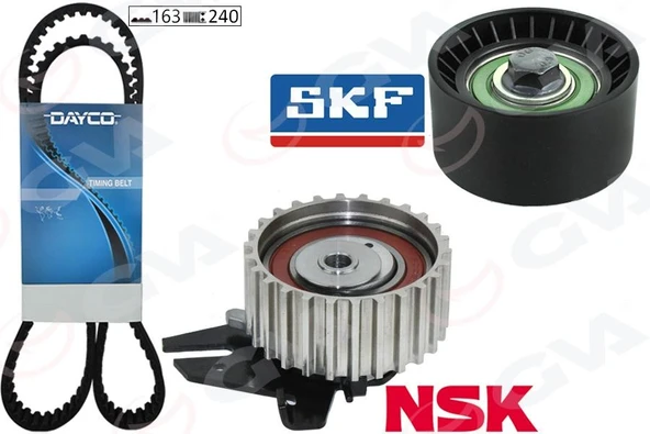 EKSANTRİK GERGİ KİTİ 163x240 ALFA ROMEO 145 146 1.4 16V 96-01 156 1.6 16V 00 K015472XS