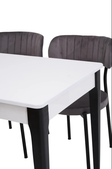 Paris Lak Panel MDF Otomatik Açılır Mutfak Masası 70x110cm - Resim 10