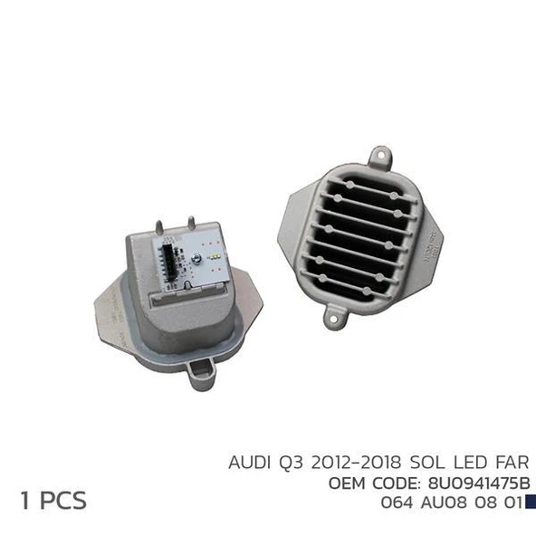 AUDI Q3 2012-2018 SOL LED FAR MODÜL 8U0941475B ürün görseli