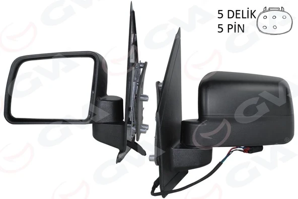 DIŞ DİKİZ AYNASI SOL ELEKTRİKLİ ISITMALI KÖR NOKTALI CONNECT 09 14