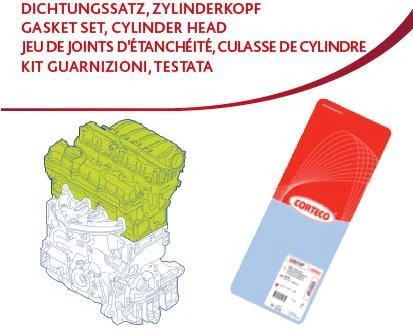 ÜST TAKIM CONTA P106-P205-P306-P309-P405-PARTNER-ZX-AX 1.4 KDX BENZİNLİ TU3M-S-C 417592P