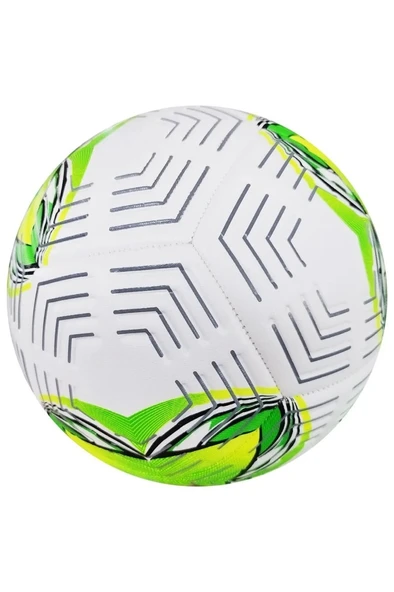 2025 Desenli Tasarım Futbol Topu 4 Astarlı No:5 480 Gr + Pompa Hediyeli X509 - 2