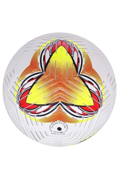 2025 Desenli Tasarım Futbol Topu 4 Astarlı No:5 480 Gr + Pompa Hediyeli X509 - 3