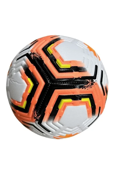 2025 Desenli Tasarım Futbol Topu 4 Astarlı No:5 480 Gr + Pompa Hediyeli X506 - 5