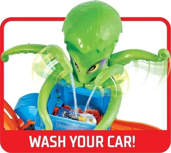 Hot Wheels City Ultimate Octo Oto Yıkama Oyun Seti - 4