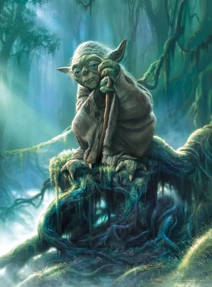 Buffalo Games Star Wars 1000 Parçalı Puzzlelar Yoda