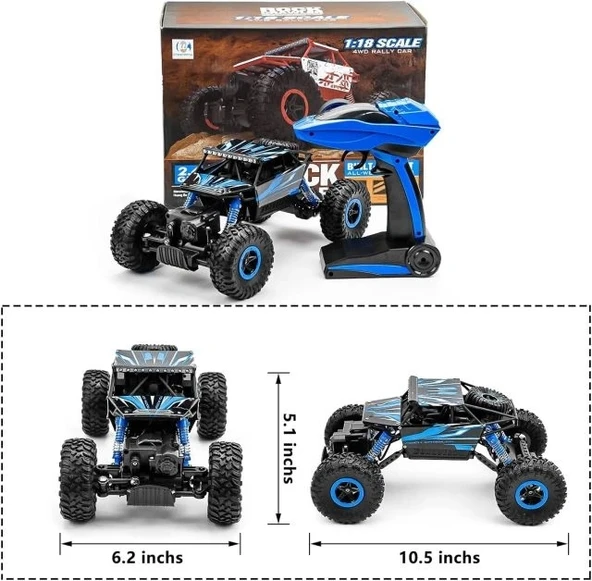 Cheerwing 1:18 Kaya Paletli 2.4Ghz Uzaktan Kumandalı Araba - 7