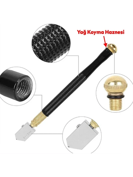 Total Cam Kesme Elması Gazlı THT561781 - 3