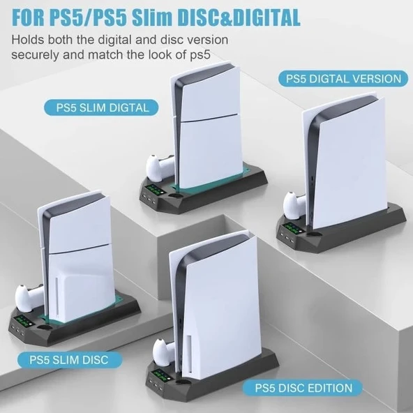 PS5 Standı ve Soğutma İstasyonu - 3