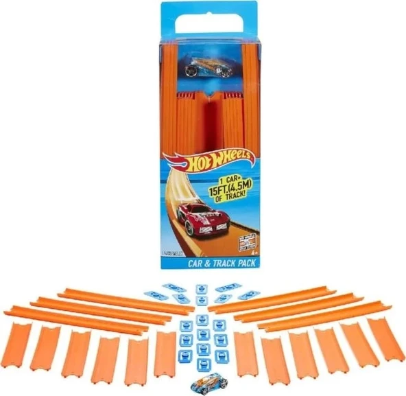Hot Wheels Düz Ray Seti Track Pack