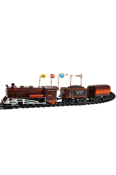 Sesli ve Işıklı Tren Oyun Seti: Lokomotif, Vagonlar ve Raylarla Eksiksiz Bir Tren Deneyimi! - 6