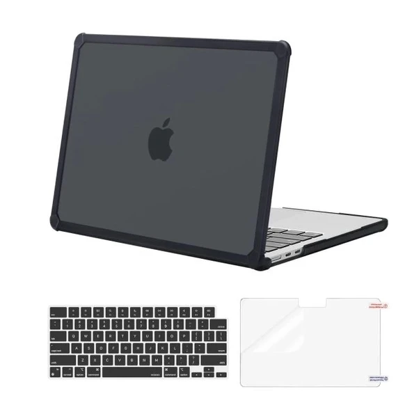 MOSISO MacBook Air 13 inç ile Uyumlu Kılıf  Siyah