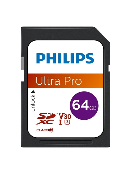 Philips 64GB SD Kart | Ultra Pro | V30 – UHS-I U3 – 4K Performansı - 2