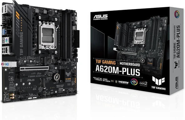 Asus Tuf Gaming A620M-Plus AMD AM5 DDR5 Micro ATX Anakart