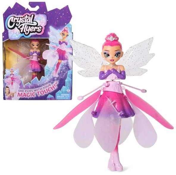 Hatchimals Crystal Flyers Pastel Kawaii Bebek Büyülü Uçan Oyuncak Purple/Pink