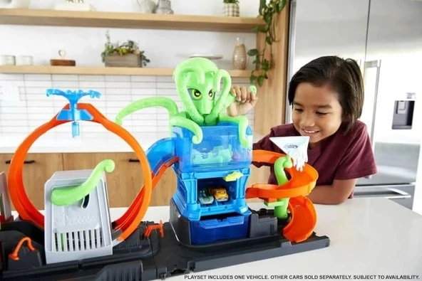 Hot Wheels City Ultimate Octo Oto Yıkama Oyun Seti - 2
