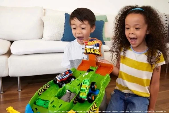 Hot Wheels Canavar Kamyonlar Yarış Pisti Oyun Seti - 2