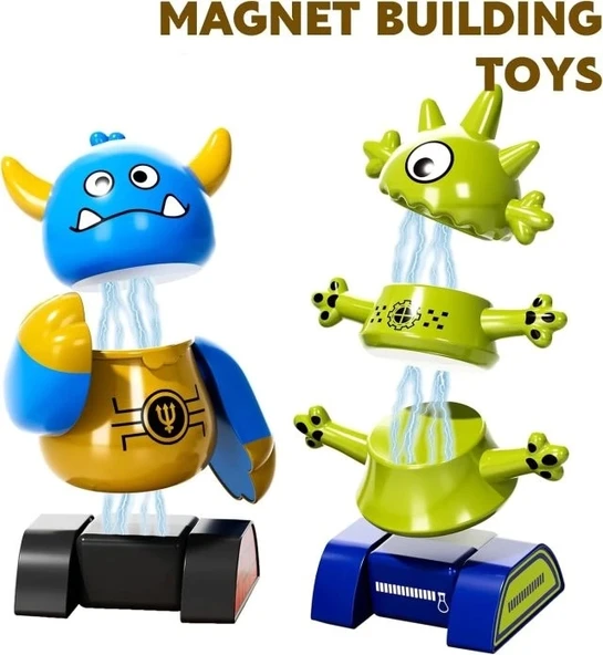 TEMI Manyetik Robot Oyuncak - 7