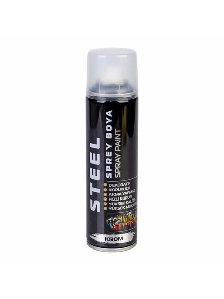 Steel Sprey Boya Krom 200ml 6224