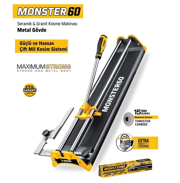 SGS 135 SERAMİK-GRANİT KESME MAKİNASI MONSTER 60 - 3