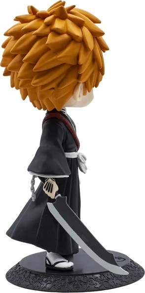 Banpresto - Bleach - Ichigo Kurosaki Bandai Spirits Q posket Figür - 5