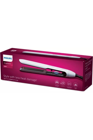 Philips 5000 Series Saç Düzleştirici ;Argan Yağı Katkılı Plakalar, Thermo Shield Teknoloji - 6