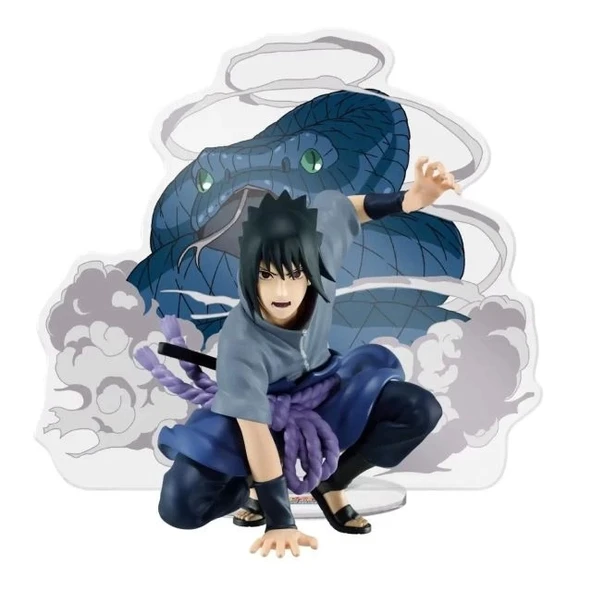 Banpresto - Naruto Shippuden - Uchiha Sasuke, Bandai Spirits Figür Uchiha Sasuke
