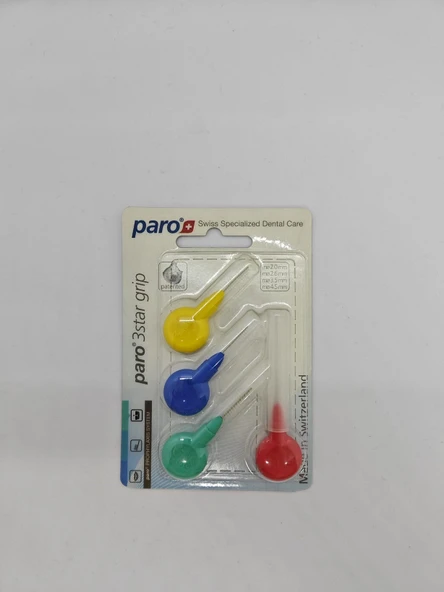 TechTic 1090 Flexi Kauçuk Arayüz Ortodonti Köprü ve İmplant Fırçaları Set - 3