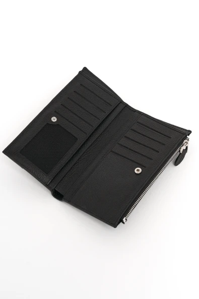 Kadın Deri Cüzdan Siyah 213505 - 5