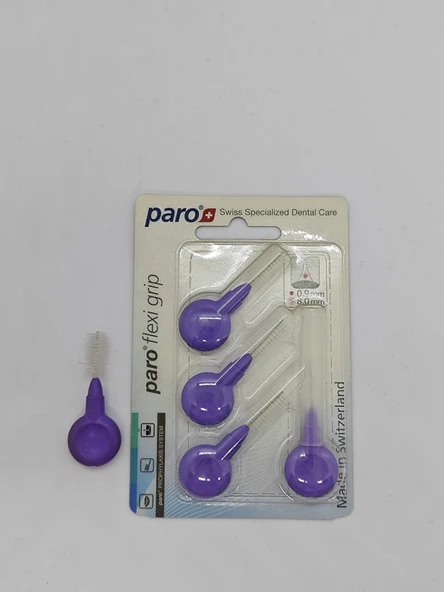 TechTic 1077 Flexi Kauçuk Arayüz Ortodonti Köprü ve İmplant Fırçası Arayüz Diş Fırçası - 3