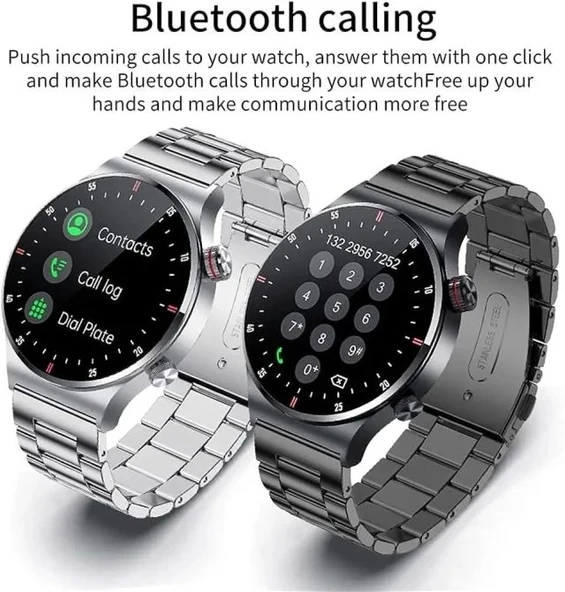 Filiekeu Bluetooth Akıllı Saat Siyah/Kayış