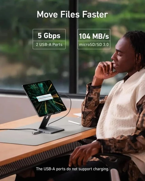 Anker iPad için USB C Hub, 551 USB-C Hub (8'i 1 arada) - 6