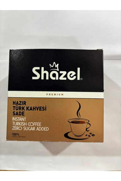Shazel Hazır Türk Kahvesi 7g X 12 Adet - Sade - 4
