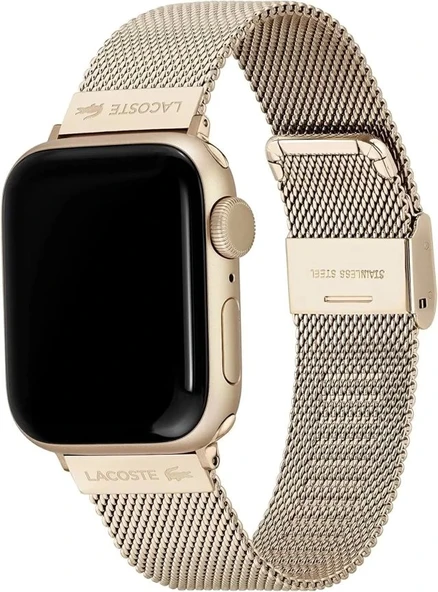 Lacoste Çizgili Silikon Unisex Apple Saat Kayışı Orta Boy - 2