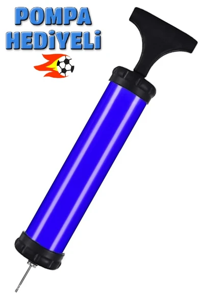 Mavi Yeni Desenli Futbol Topu 4 Astarlı No:5 480 Gr + Pompa Hediyeli X507 - 5