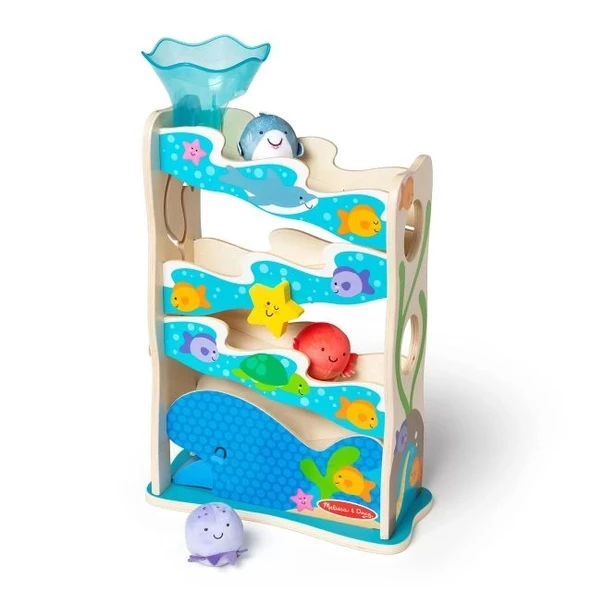 Melissa & Doug Rollables Ahşap Okyanus Kaydırağı (5 Parça) - 2