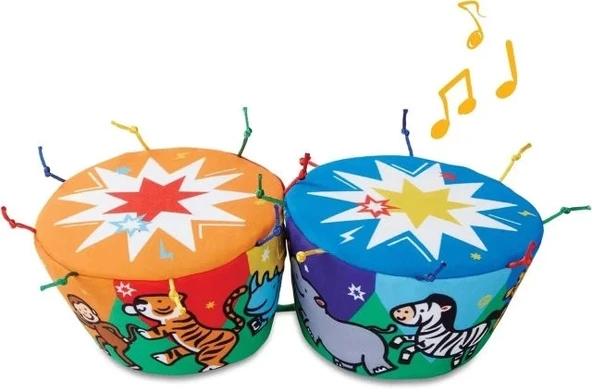 Melissa & Doug K's Kids Bongo Davul Yumuşak Müzik Aleti - 3