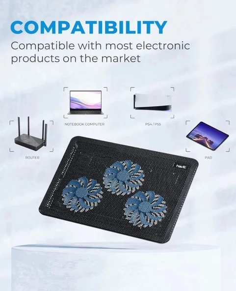 Havit HV-F2056 15.6"-17" Laptop Soğutucu - 3