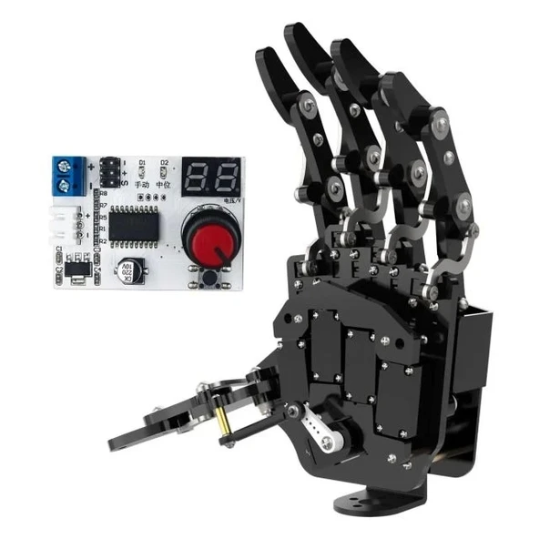 LewanSoul Robot El Beş Parmak Biyonik Robot Mekanik Kol DIY - 5
