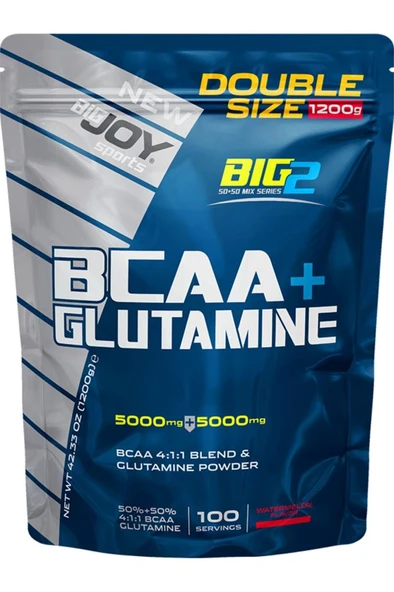 Bigjoy Sports Big2 Bcaa Glutamin Karpuz Aroma 1200g 100 Servis Amino Asit