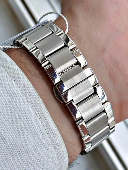 TI-618G TIGER ÇELİK ERKEK SAATİ - Resim 2