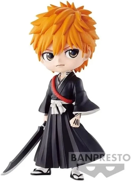 Banpresto - Bleach - Ichigo Kurosaki Bandai Spirits Q posket Figür - 9